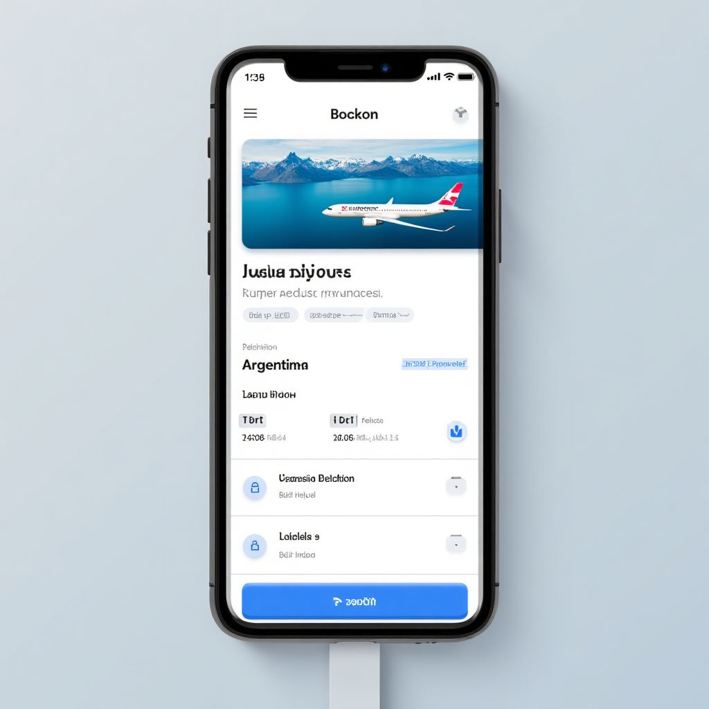 Diseño de una aplicación móvil para viajes.